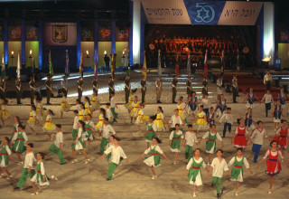 טקס עצמאות הר הרצל 1999 (צילום:  עמוס בן גרשום לעמ)