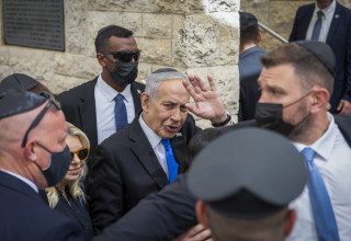 בנימין נתניהו בטקס הזיכרון בהר הרצל 2026 (צילום: פלאש 90,דור פזואלו)