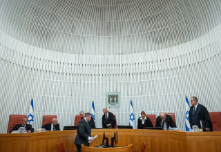 דיון בבג"ץ על הקמת ועדת חקירה לטבח ה-7 באוקטובר (צילום: יונתן זינדל פלאש 90)