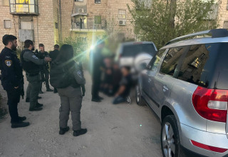 מעצר חשןדחפ במחסחןם חטיפת קטין בירושלים (צילום: דוברות המשטרה)