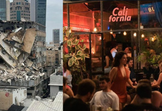 בר "הקליפורניה" בתל אביב (צילום: רשתות חברתיות, שימוש לפי סעיף 27 א')