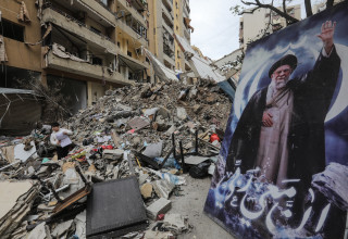 הרס בלבנון (צילום:  Ibrahim AMRO / AFP via Getty Images)