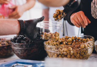 שוק האיכרים במדרחוב קק"ל בב"ש (צילום: Sight)