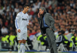 ז'וזה מוריניו כריסטיאנו רונאלדו (צילום: Jasper Juinen)