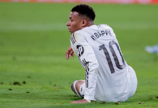 קיליאן אמבפה שחקן ריאל מדריד (צילום: NurPhoto)