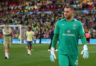 דניאל פרץ שוער סאות'המפטון (צילום: Michael Regan - The FA)