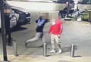 מתוך אירוע התקיפה (צילום: דוברות המשטרה)