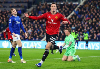 ששקו חוגג שער ניצחון מול אברטון (צילום: GettyImages)