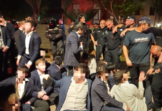 פריצה לביתו של קצין משטרה צבאית ראשי (צילום: דוברות המשטרה)