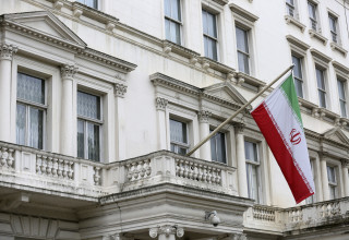 שגרירות איראן בלונדון (צילום: רויטרס)