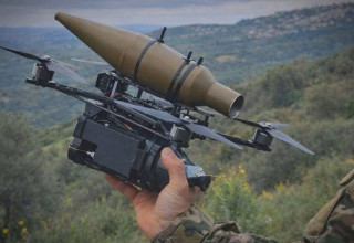 רחפן נפץ  (צילום: רשתות ערביות)