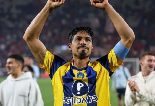 שחקן מכבי תל אביב, דור פרץ (צילום: קובי אליהו)