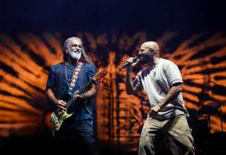 אברהם טל, מוש בן ארי (צילום: יגאל סלבין)