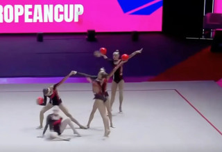 נבחרת ההתעמלות האומנותית (צילום: צילום מסך, הפייסבוק של איגוד ההתעמלות)
