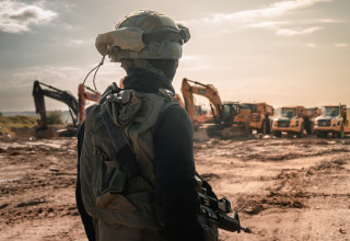 פעילות כוחות חטיבה 205 בצפון רצועת עזה (צילום: דובר צהל)