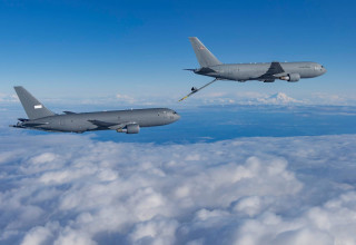 מטוסי התדלוק KC46  (צילום: דובר צה"ל)