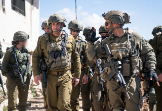 הרמטכ"ל אייל זמיר בסיור בדרום לבנון (צילום: דובר צה"ל)