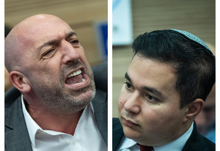 ח"כ דן אילוז, ח"כ ששון גואטה (צילום: יונתן זינדל פלאש 90)