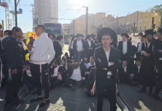 הפגנת חרדים קיצוניים בירושלים  (צילום: שימוש לפי סעיף 27א')