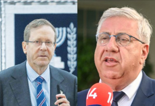 יעקב ברדוגו, יצחק הרצוג (צילום: יונתן זינדל פלאש 90,אריה לייב אברמס פלאש 90)