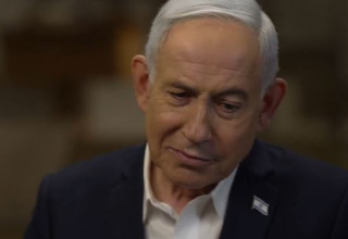 ראש הממשלה בנימין נתניהו בראיון ל-"60 דקות" (צילום: צילום מסך רשתות חברתיות)