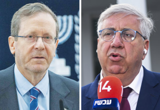 יצחק הרצוג, יעקב ברדוגו (צילום: יונתן זינדל פלאש 90,אריה לייב אברמס פלאש 90)