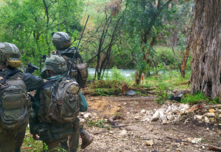 כוחות גולני במרחב הליטאני בלבנון  (צילום: דובר צה"ל)