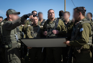 הרמטכ"ל אייל זמיר בסיור והערכת מצב בצפון השומרון (צילום: דובר צה"ל)