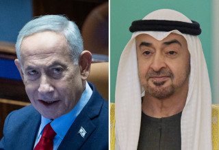 מוחמד בן זאיד, בנימין נתניהו (צילום: פלאש 90,רויטרס)