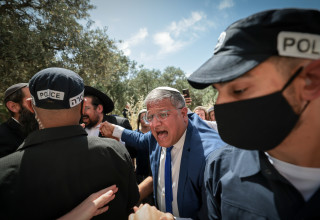 איתמר בן גביר בהר הבית, יום ירושלים 2026 (צילום: Yonatan Sindel/Flash90)