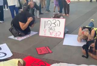 הצפון צועק הצילו, מחאת תושבי הצפון (צילום: עינב גלר)