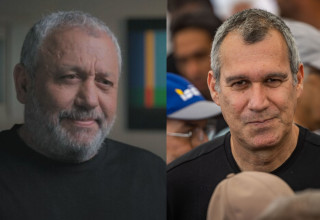 בן שני, גדי איזנקוט (צילום: חיים גולדברג פלאש 90, ערוץ 12)