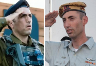 ימין - מאיר בידרמן, שמאל - אחסאן דקסה (צילום: דובר צה"ל)