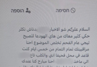 הודעות האיום שקיבל בעל רשת סופרים גדולה בצפון  (צילום: צילום מסך, דוברות המשטרה)