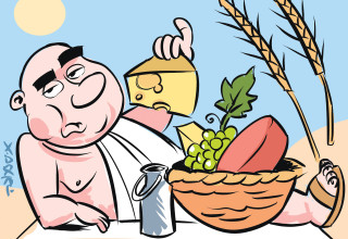 רון קופמן: חג שבועות (צילום: איור: איציק סמוכה)
