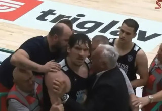 אביו של לוקה דונצ'יץ' מנע עימות פיזי בין בובאן מריאנוביץ' לאוהדים (צילום: צילום מסך, .)