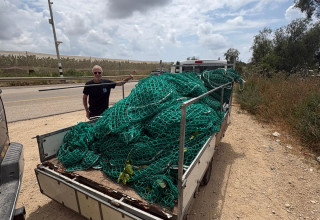 רשתות הגנה מפני רחפני נפץ (צילום: ללא קרדיט)