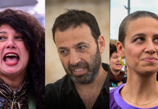 נעמה שחר, רביב דרוקר, שי-לי עטרי (צילום: חיים גולדברג פלאש 90, אבשלום ששוני פלאש 90)