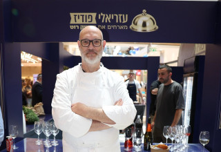 שף מושיק רוט לעזריאלי פודיז (צילום: אור גפן)
