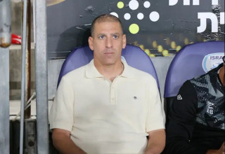 הפנים המאוכזבות אומרות הכל. קוז'וך (צילום: אודי ציטיאט)