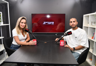 מאמן הכושר מיבנה עמיחי פיטנס בפודקאסט מעריב (צילום: מעריב אונליין)