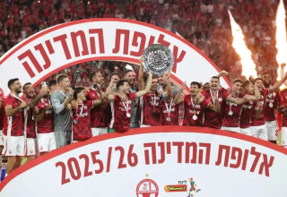 הפועל באר שבע חוגגת אליפות (צילום: דני מרון)