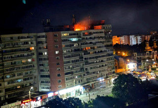 נפילת הכטב"ם הרוסי ברומניה (צילום: רויטרס)