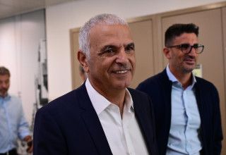 משה כחלון בבית המשפט (צילום: אבשלום ששוני)