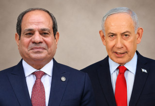 בנימין נתניהו, עבד אל-פתח א-סיסי (צילום: רויטרס)