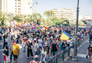 מצעד הגאווה והסובלנות בירושלים (צילום: באדיבות הבית הפתוח בירושלים)
