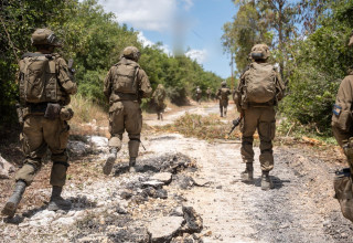 פעילות כוחות חטיבה 401 בדרום לבנון (צילום: דובר צה"ל)