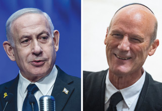 מיכאל ראבילו, בנימין נתניהו (צילום: יונתן זינדל פלאש 90)