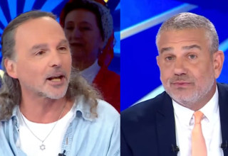 הפטריוטים: ינון מגל, אבישי בן חיים (צילום: צילום מסך ערוץ 14)