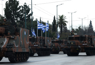 מצעד של צבא יוון, 2026 (צילום: רויטרס)